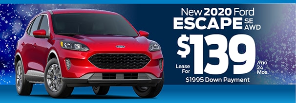 NJ Ford Dealer Escape Special Offer