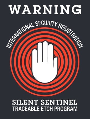 Silent Sentinel Anti-Theft Etch Silent Sentinel Anti-Theft Etch