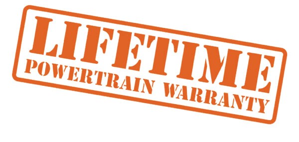 Lifetime Powertrain Warranty