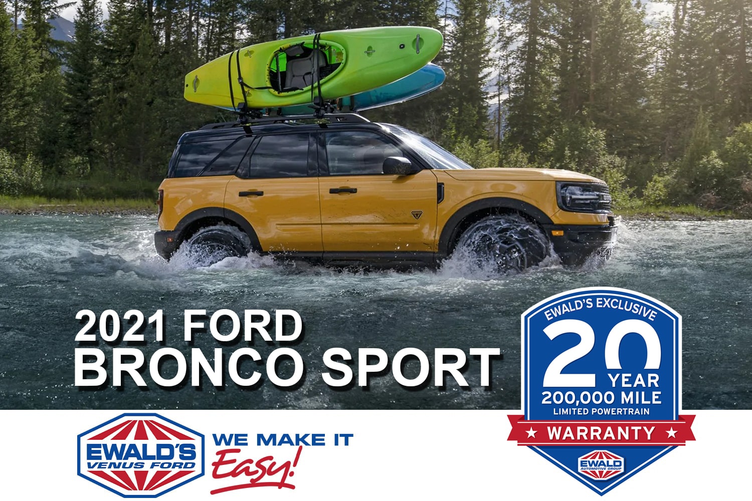 2021 Bronco Sport at Ewald's Venus Ford