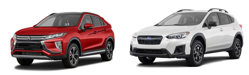 Eclipse Cross vs. Subaru Crosstrek Eclipse Cross vs. Subaru Crosstrek