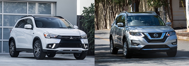Mitsubishi Outlander Sport vs Nissan Rogue