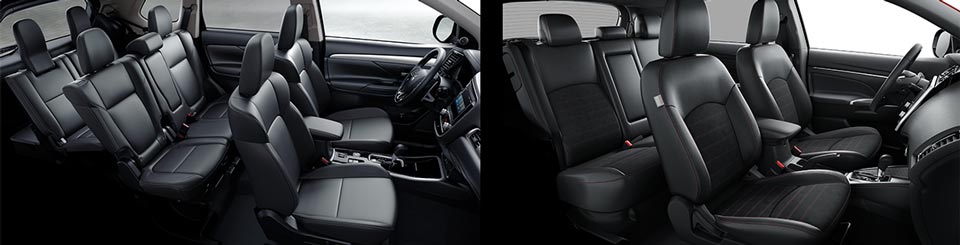 Outlander interior vs. Outlander Sport interior
