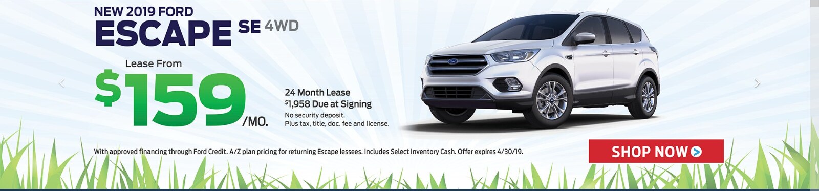 2019 Escape SE - May Ad.PNG