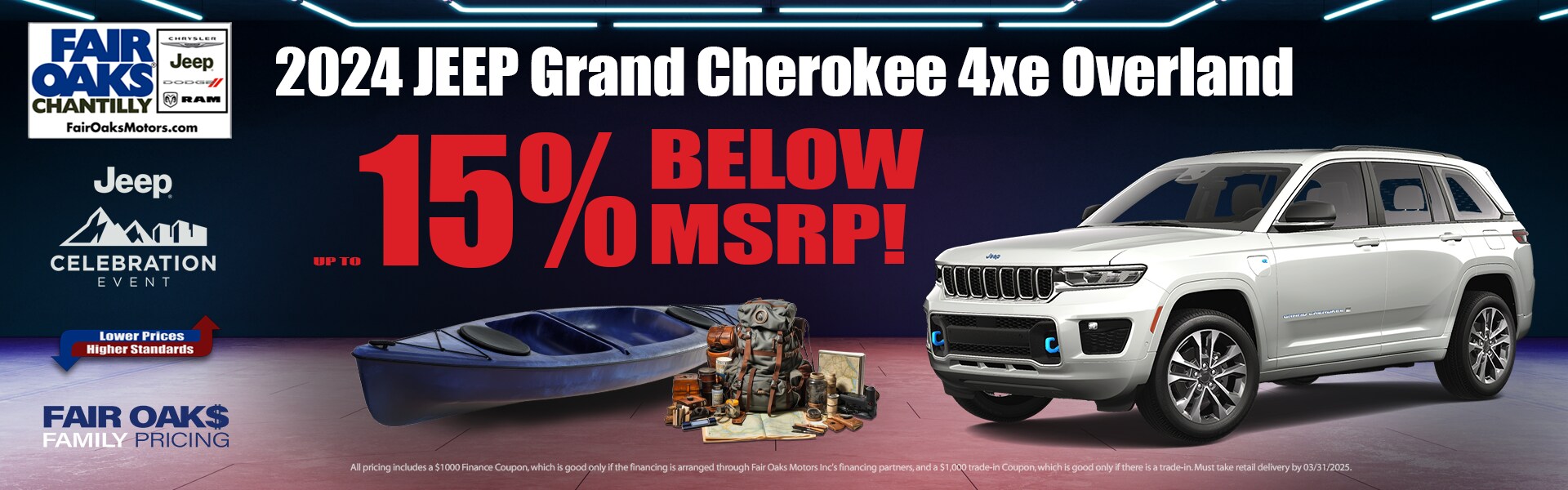 Exclusive Savings: Get 15% Off the 2024 Jeep Grand Cherokee 4xe in Chantilly VA