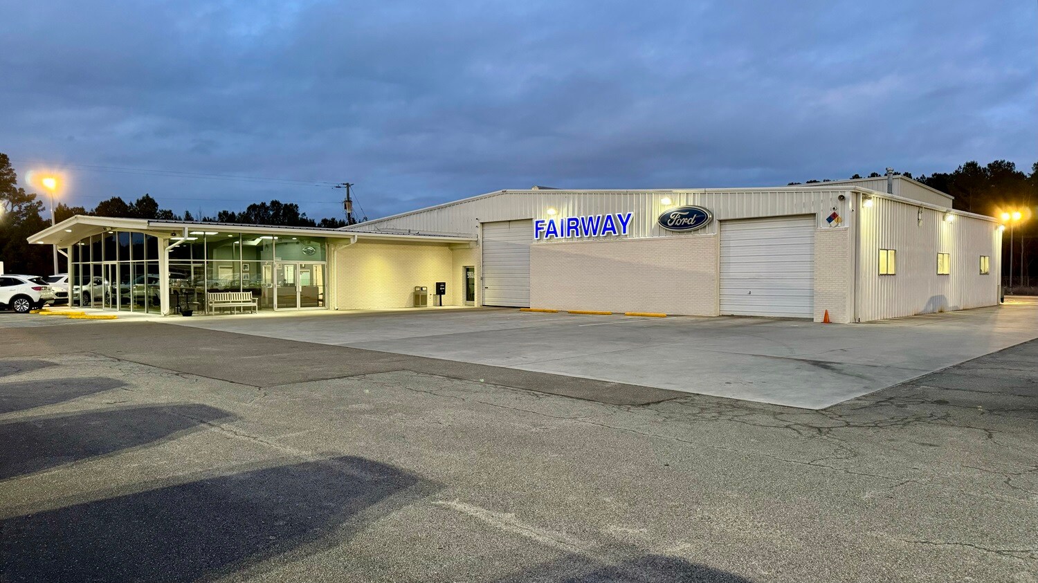 Front of dealership