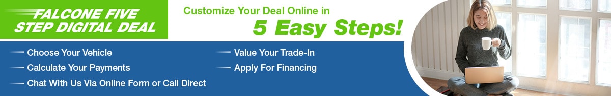 Shop Online with the Falcone Five Step Digital Deal