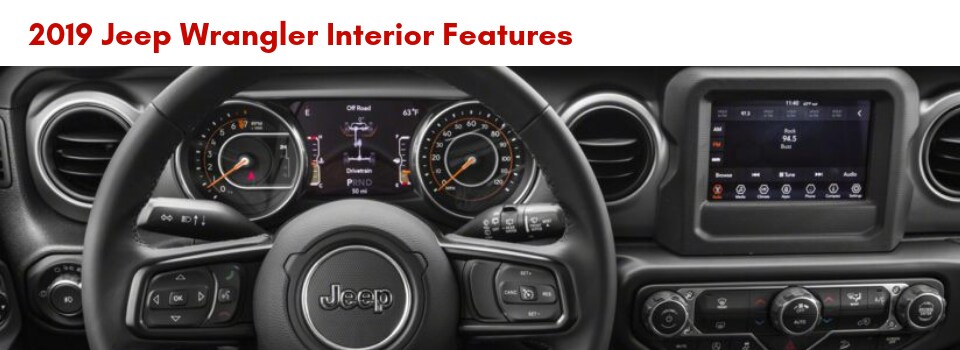 Jeep Wrangler Interior Features