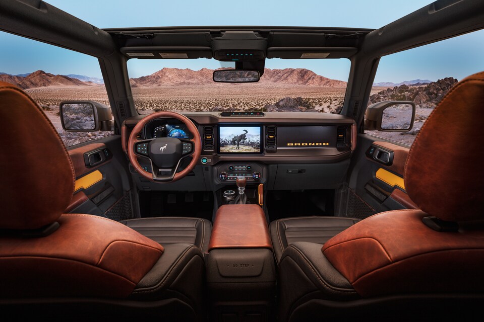 2021 Ford Bronco Black Diamond Interior