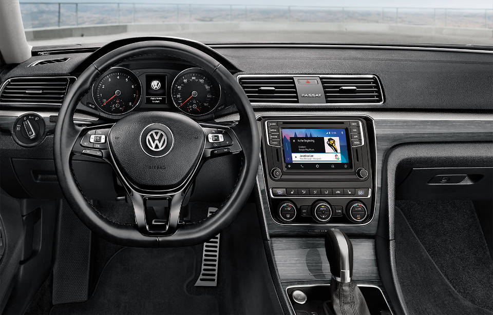 2018 Volkswagen Passat Interior Interior of a 2018 Volkswagen Passat