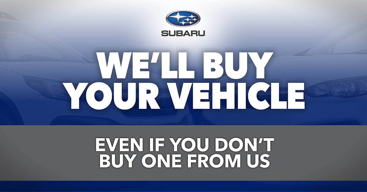 We'll Buy Your Vehicle