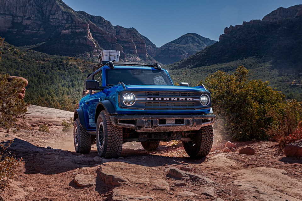 2023 Ford Bronco driving offroad