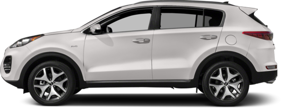 New Kia Sportage White Side View