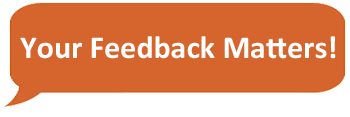 Please Share Your Feedback With Us