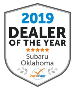 2020 Oklahoma Subaru Dealer of the Year from DealerRater 2020 Oklahoma Subaru Dealer of the Year from DealerRater