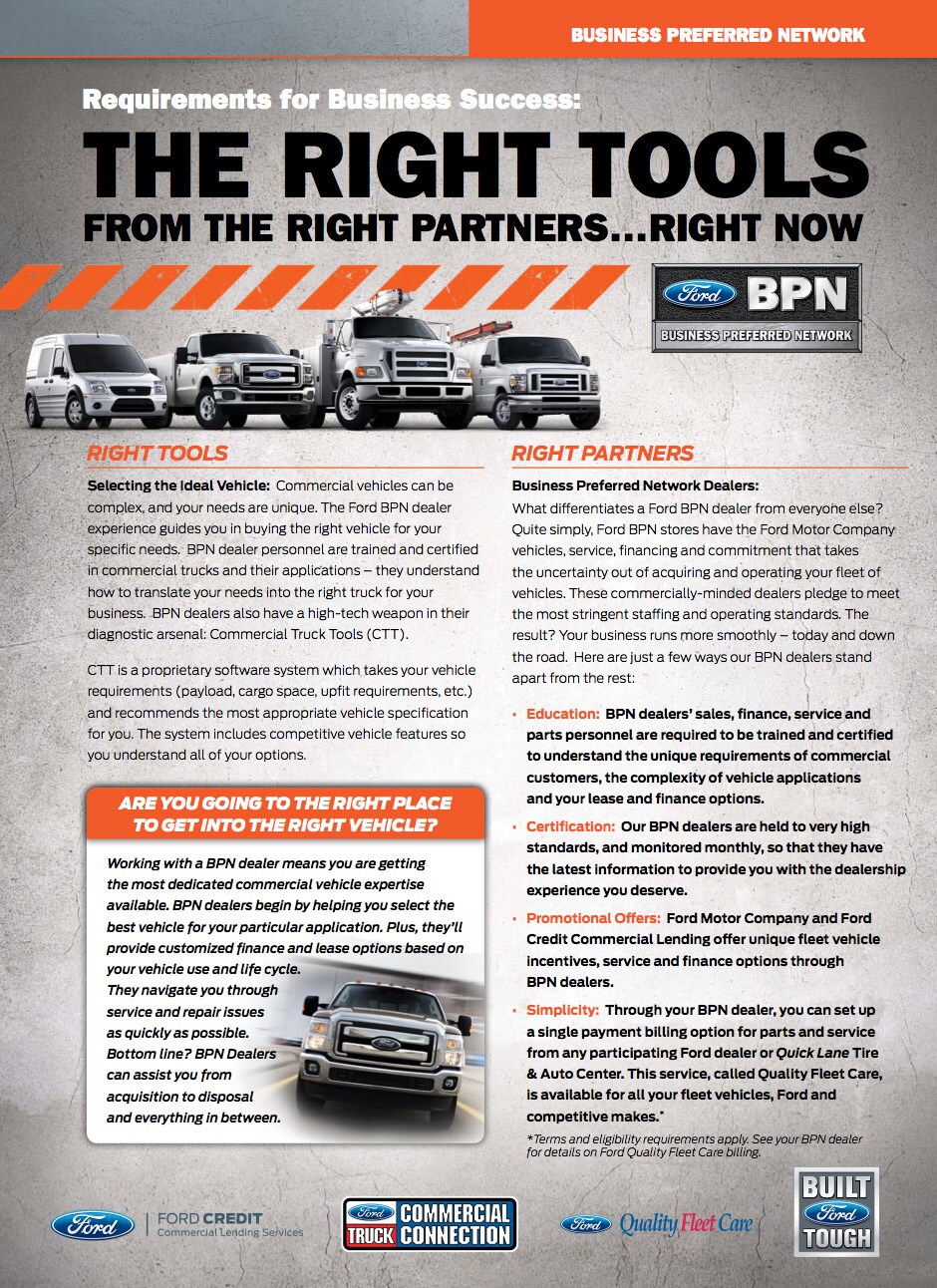 Requirements for Business Success: The Right Tools from the Right Partners… Right Now - Graphic