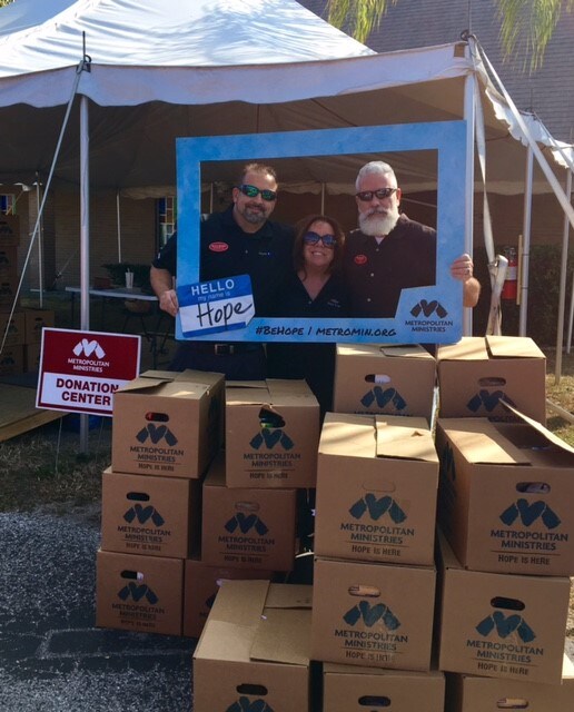 Photo of Ferman Volvo Employees at Metropolitan Ministries event
photo of Ferman Volvo at a Metropolitan Ministries community event