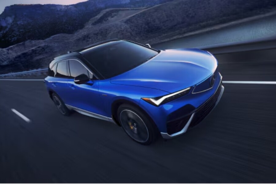 acura ZDX on a road near Las Vegas Valley
