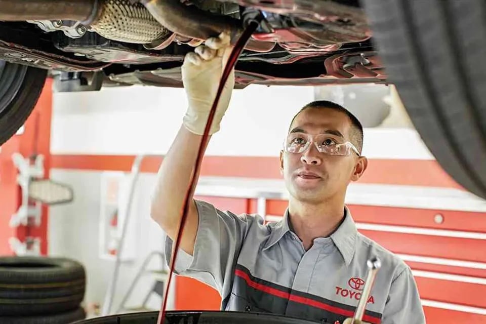 Toyota oil change