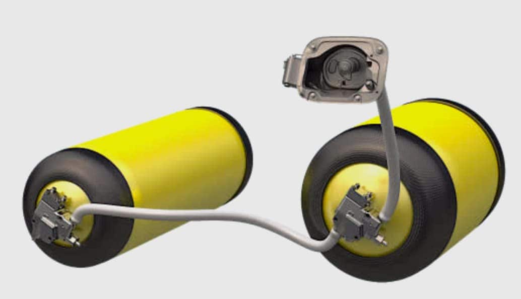 Mirai carbon fiber fuel tanks