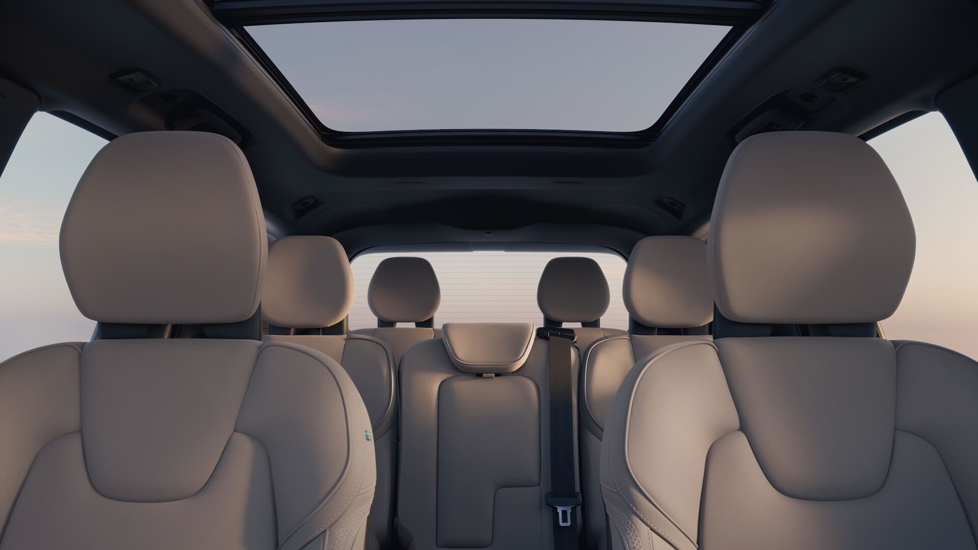 Volvo XC90 three-row seating configuration