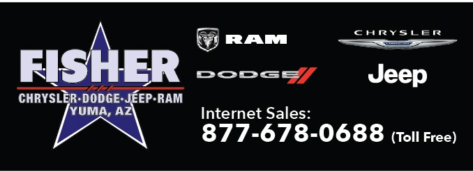 Call the Fisher Chrysler Dodge Jeep Ram Internet Sales team at 877-678-0688