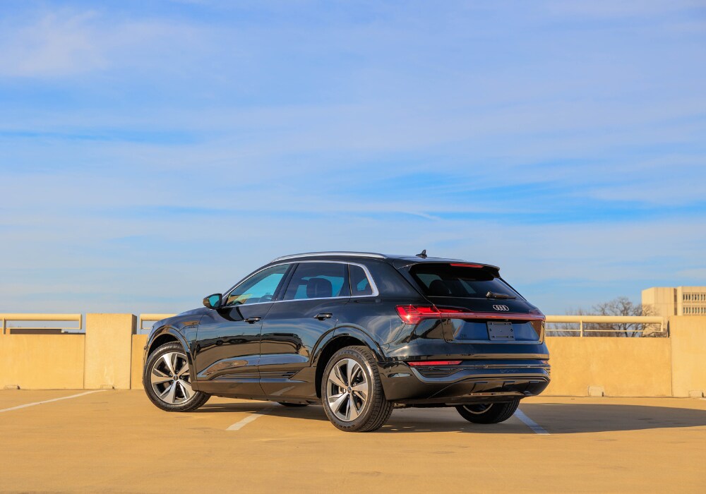 audi-q8-e-tron-for-sale-greensboro.png Photo shows a new Audi Q8 e-tron parked facing away from the camera in Greensboro