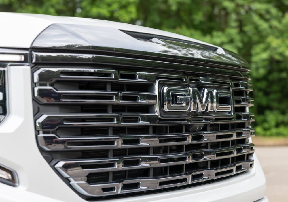 sierra-1500-gmc-grille.png Front grille of a 2024 GMC Sierra 1500 pickup truck