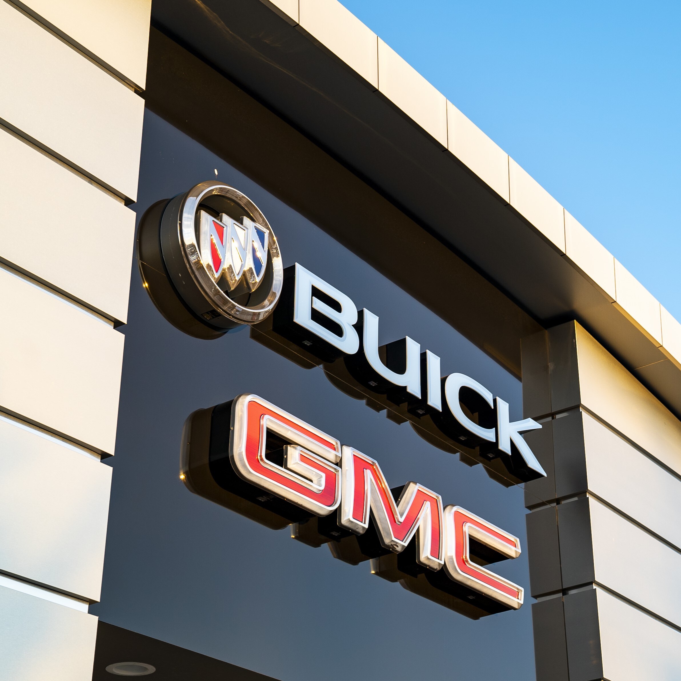 flow-buick-gmc-dealership-greensboro.jpg storefront photo of Flow Buick GMC dealership in Greensboro, NC.