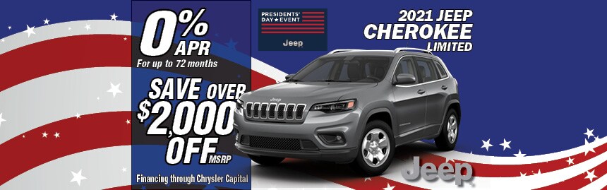 New 2021 Jeep Cherokee LIMITED 4X4