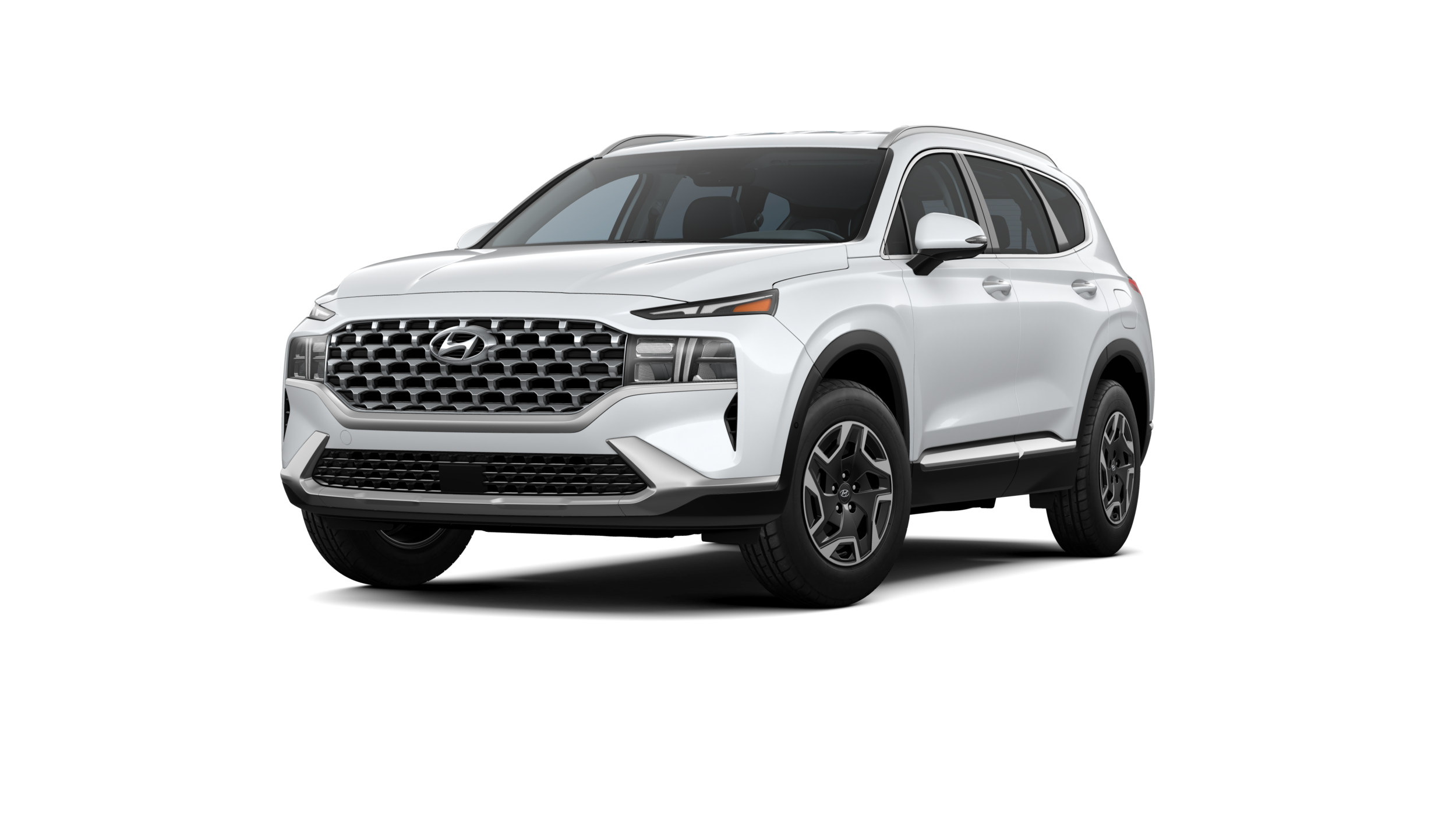 2021_SantaFe_Hybrid_Blue_AWD_CreamWhite_Black_FrontDrvrAngleWheelTurn_WhiteStudio.png