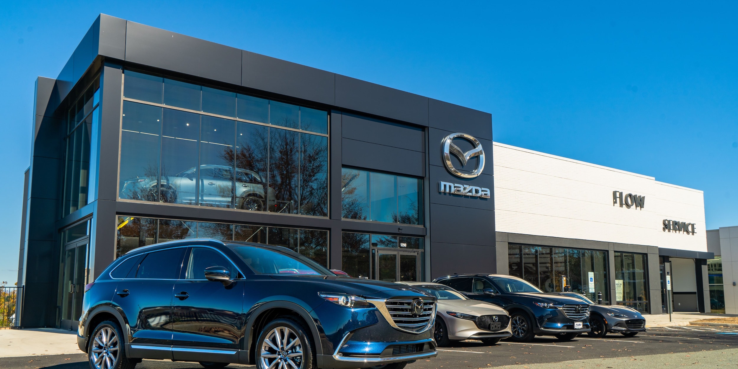 flow-mazda-charlottesville-storefront.jpg Storefront at Flow Mazda of Charlottesville in Charlottesville, Va.