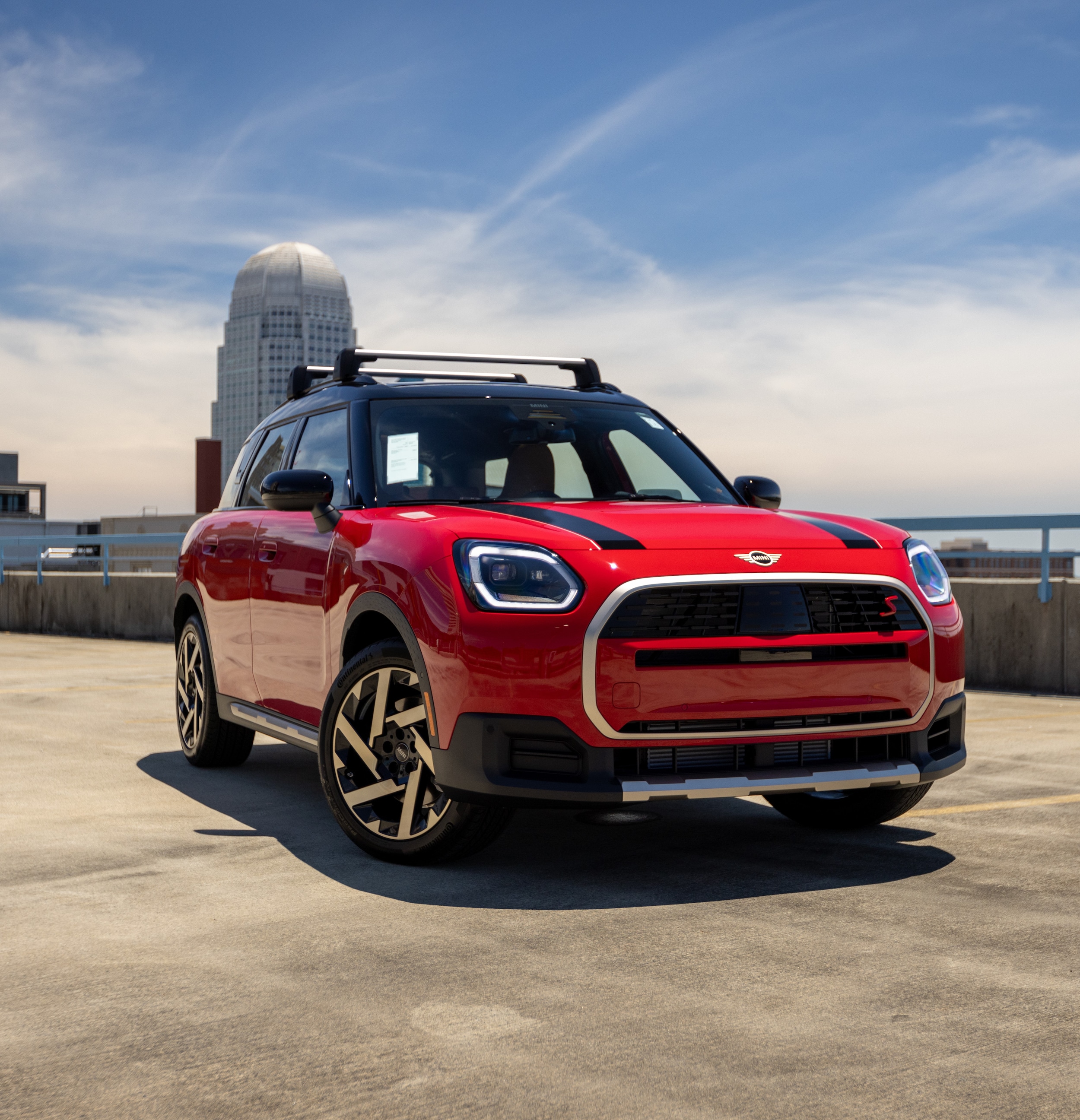 MINI_Rooftop_Winston_Salem.jpg New MINI vehicle on a rooftop in downtown Winston Salem, NC. Located near Greensboro, Statesville, High Point, and Kernersville