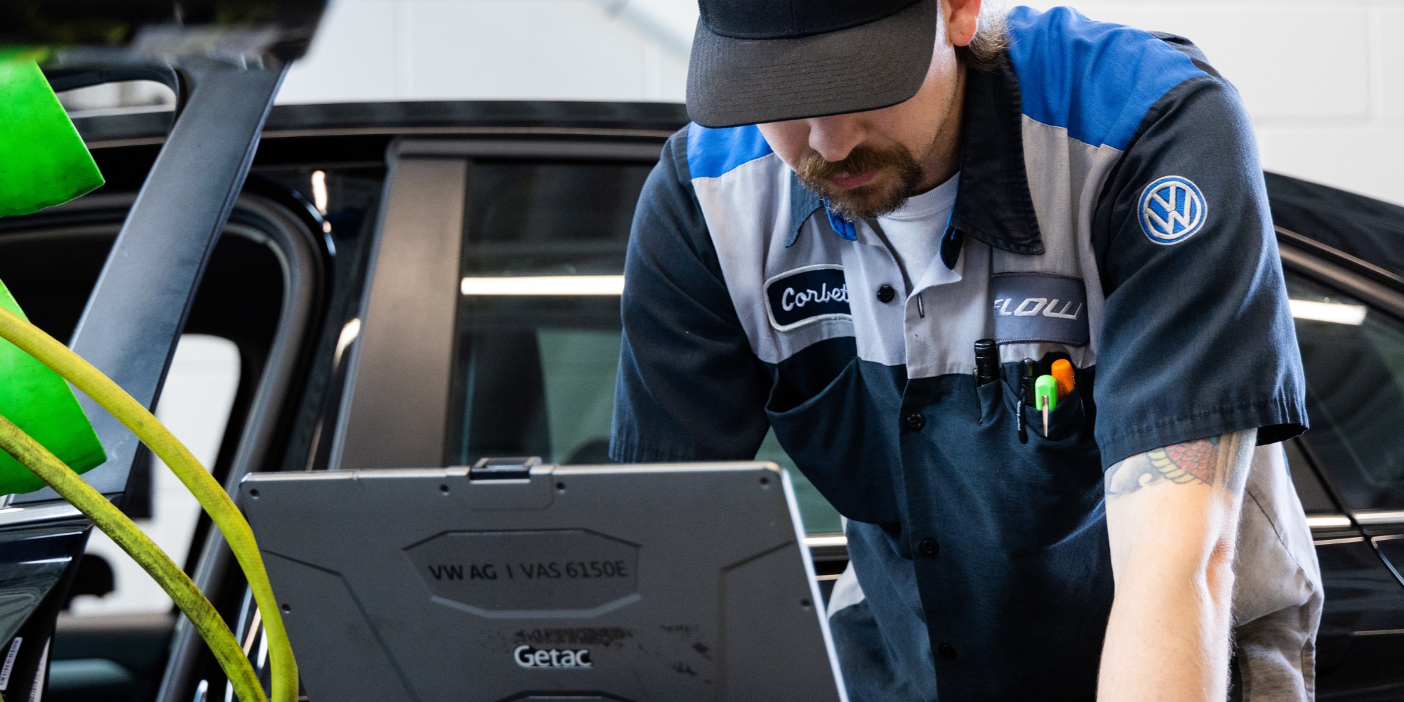 VW_Service_Image.png Service center at Flow Volkswagen dealership in Winston Salem, NC. Located near Kernersville, Clemmons, and Statesville.