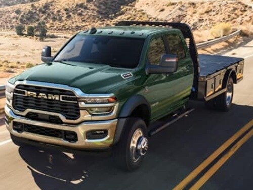 2026 RAM Chassis Cab driving on a highway