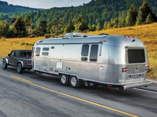 2026 Gladiator towing an airstream