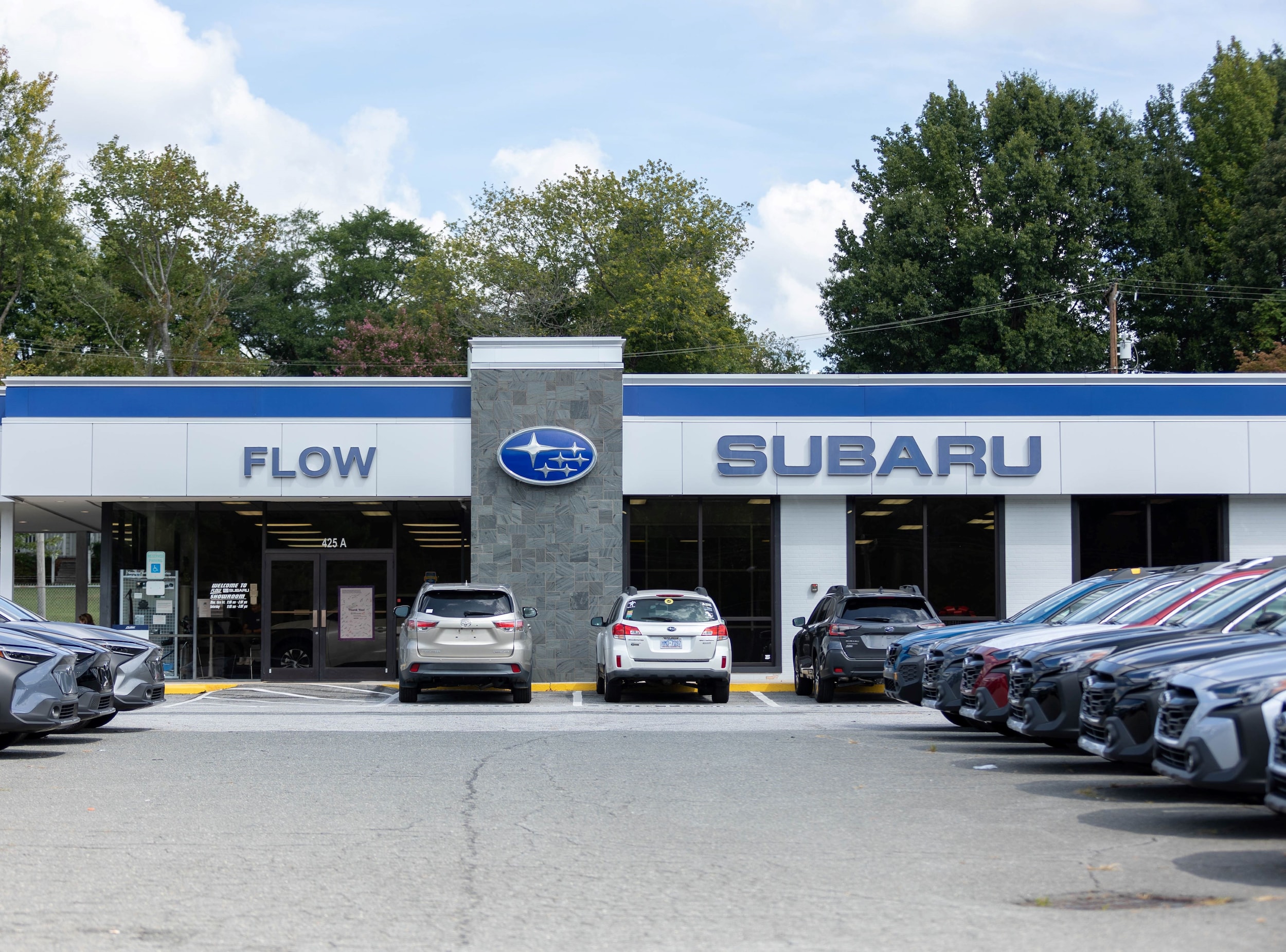 GV5A8696.jpg New Subaru vehicles sitting on the car lot at Flow Subaru in Winston Salem, NC.