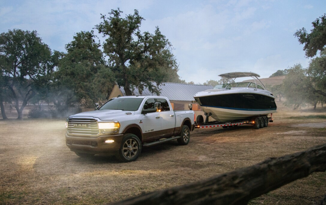 Ram 2500 with boat