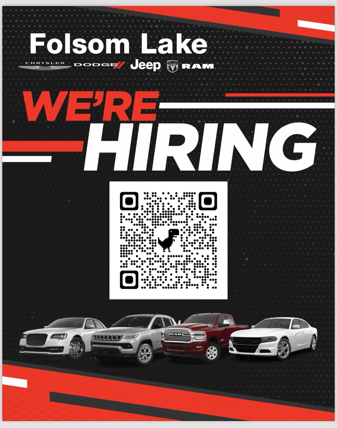 Sacramento Car Dealer Jobs at Folsom Lake Dodge.