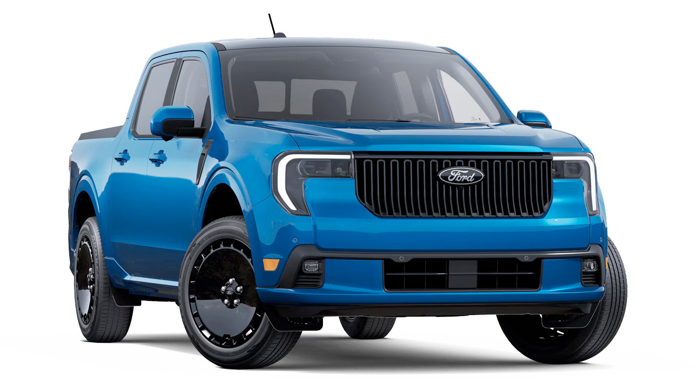 A blue Ford Maverick® Lobo™ pickup