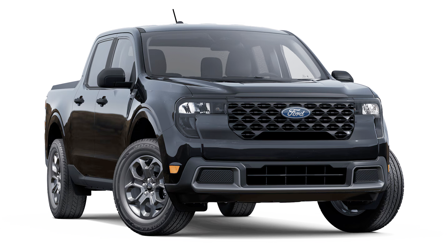 A black Ford Maverick® XLT pickup