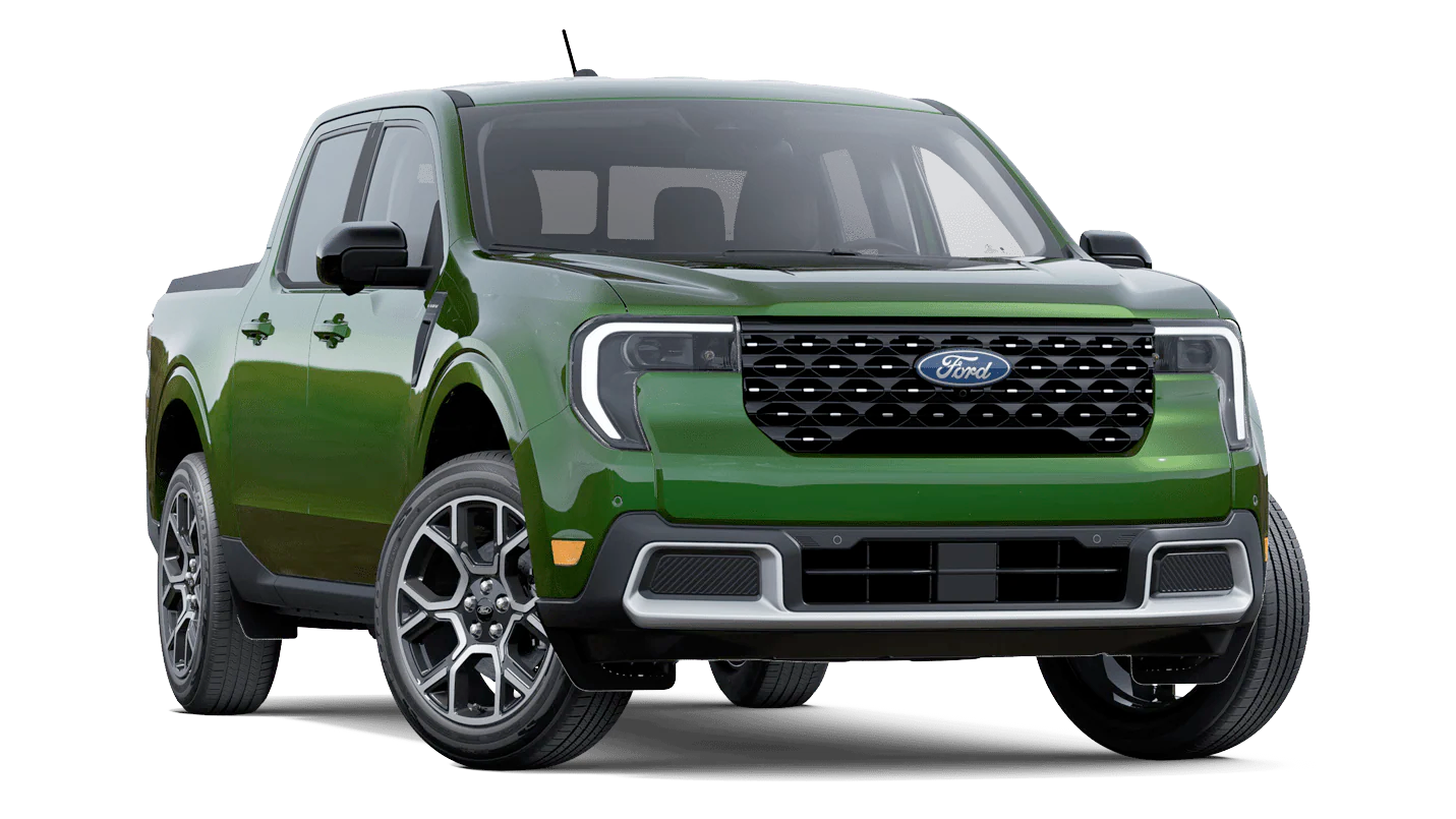 A green Ford Maverick® LARIAT® pickup