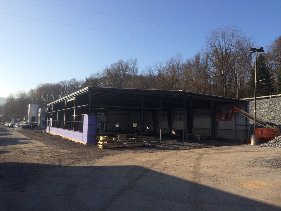 New Service Center Construction at Forrer Chrysler Dodge Jeep Ram