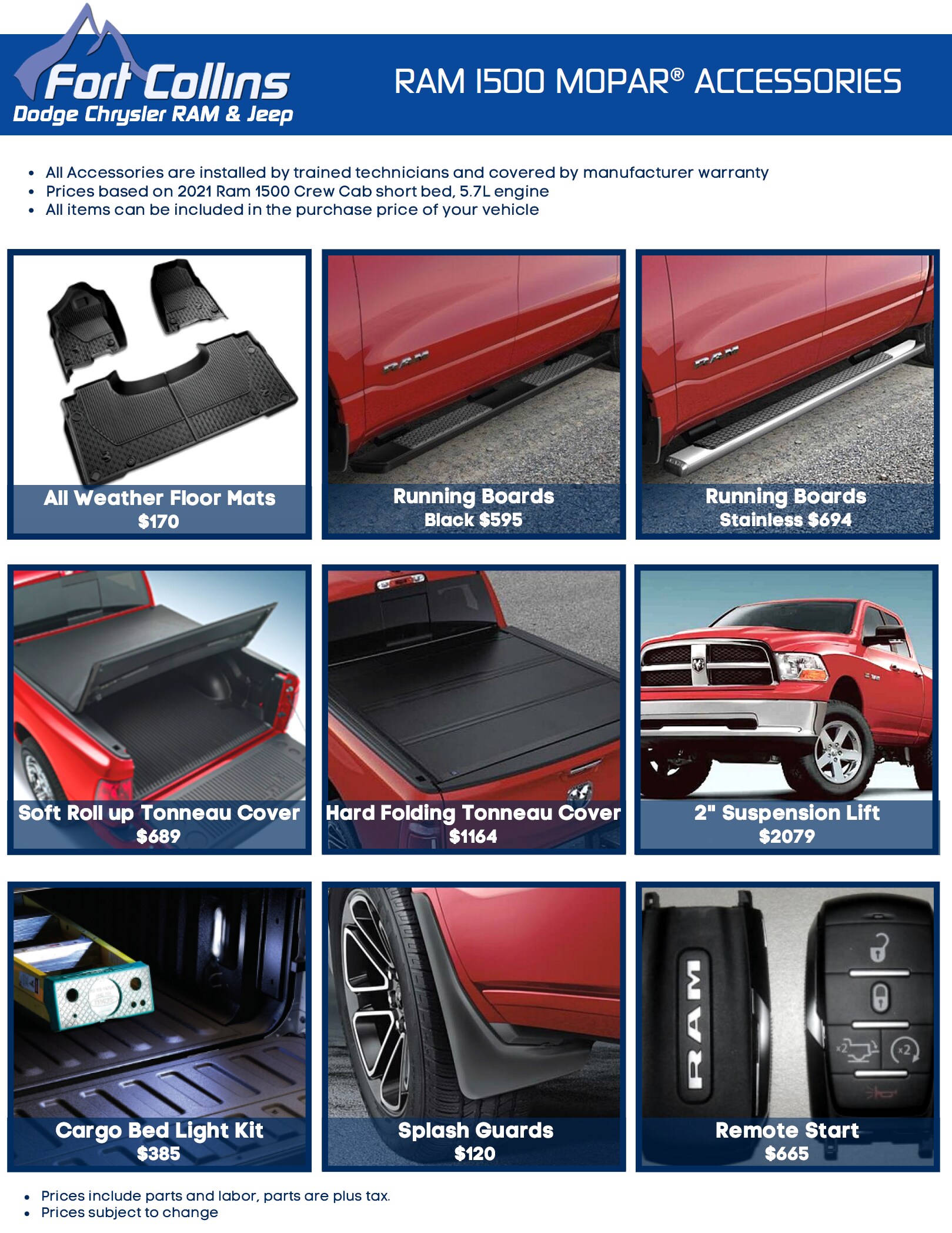 Ram 1500 Accessories Flyer