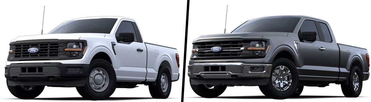 2024 Ford F-150 XL vs 2024 Ford F-150 XLT
