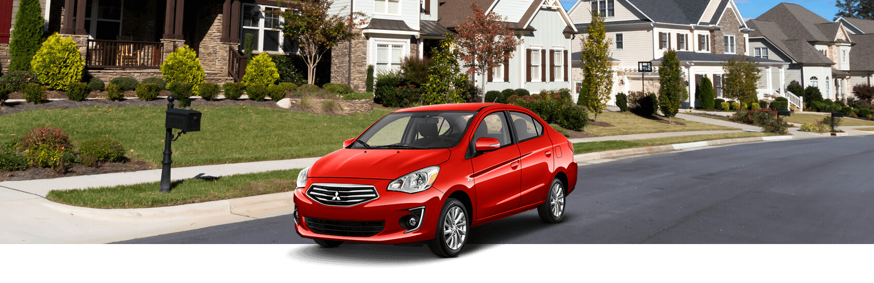 Mirage G4 and suburban homes background