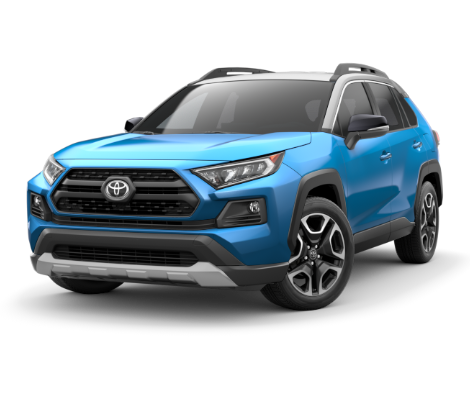 2019 RAV4 Adventure A blue 2019 RAV4 Adventure