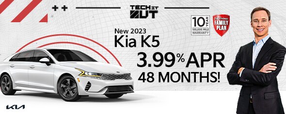 New 2023 Kia K5 3.99% APR for 48 mos