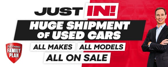 Huge shipment of used cars just in!
