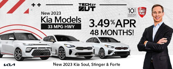 New 2023 Kia Models 3.49% APR for 48 mos
